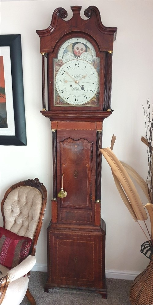 Rare 4 hand Longcase clock by Glase of Bridgnorth